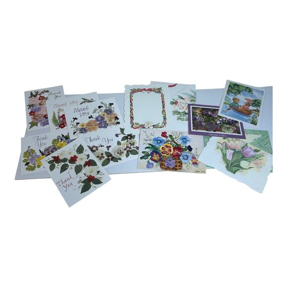 Assorted Vintage Greeting Cards with Envelopes Various Occasions Lot 30+ - Picture 9 of 12